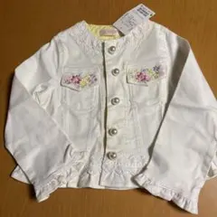 mezzo piano 白いデニムジャケット 120cm