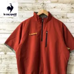 【美品】le coq sportifゴルフウェア　中綿 ハーフジップ