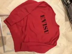 EVISU レッド トレーナー サイズ40