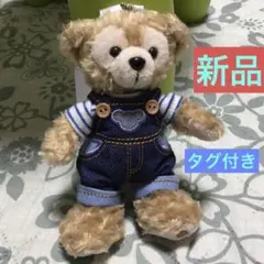 ダッフィー　ぬいぐるみバッジ　デニム　★新品未使用★ タグ付き