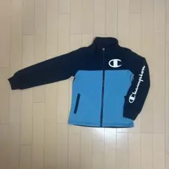 Champion ジップアップジャケット 青/黒