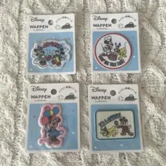 Disney ミッキー＆フレンズ ワッペン 4種セット♡Seria