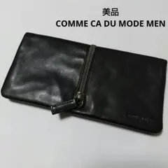 美品 COMME CA DU MODE MEN コムサ ジップ 長財布 レザーのサムネイル