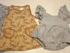 ロンパース・Ｈ＆Мワンピース2点セット