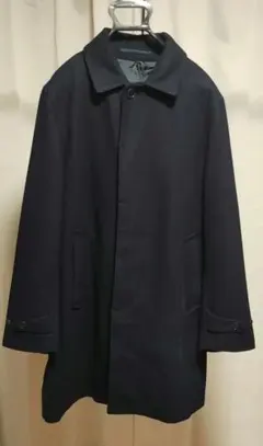 【最終値下げ!!】アダムエロペ　ロングチェスターコート　ネイビー　（L）