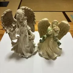 アンティーク雑貨　天使　エンジェル　2点セット