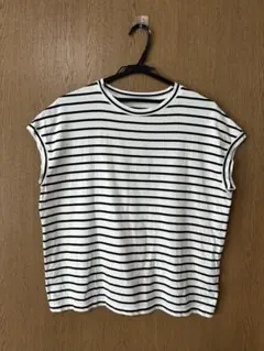 ROPE ボーダー フレンチスリーブ カットソーのサムネイル