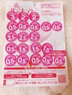 ヤマザキ春のパンまつり2025 点数シール24.5点分