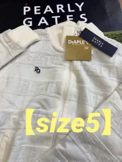 ¥48,400新品正規品【PG/5】パーリーゲイツ ニットブルゾンDiAPLEX