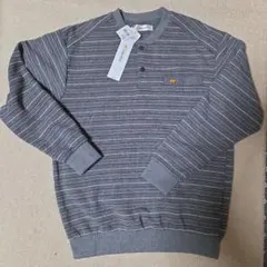 Golden Bear グレー ストライプ トレーナー M