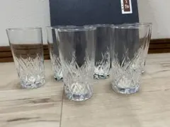 クリスタルガラス アルコールグラス ビアグラス　冷酒グラス　切子グラス