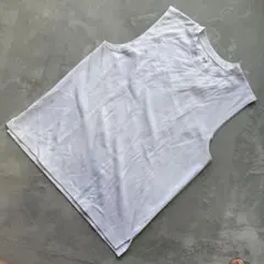 AIRism ノースリーブ Tシャツ M 接触冷感 吸汗速乾 白 無地 ユニクロのサムネイル
