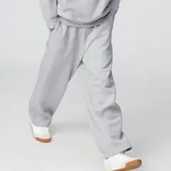 UNIQLO ユニクロC スウェットワイドパンツ グレー XS 丈標準 パンツ