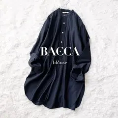 美品 トゥモローランド バッカ シャツ バンドカラー コットン ロング長袖のサムネイル