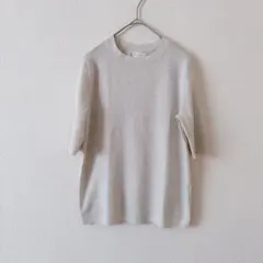 美品！ROPE PICNIC ロペピクニック リブニット M 半袖 カットソーのサムネイル