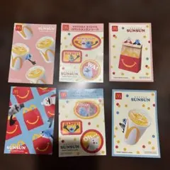 マクドナルド パペットスンスン シール 5枚セット