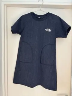 【ワンシーズン着用】ノースフェイス　ストレッチデニム　ワンピース ダークブルー