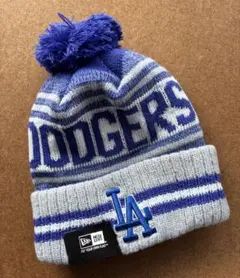 ニューエラ　ロサンゼルスドジャース　ポンポンニット帽 大谷翔平　山本由伸