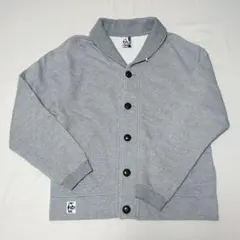 6.3新品タグ付 チャムス ショールカーディガン XXL 紫 スウェット 裏 