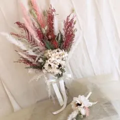 ドライフラワー　ウエディングブーケ