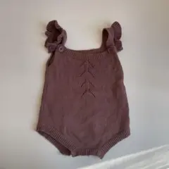 mamaraku ニットロンパース サロペット