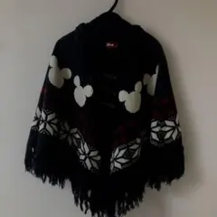 Disney ミッキーマウス柄 ポンチョ