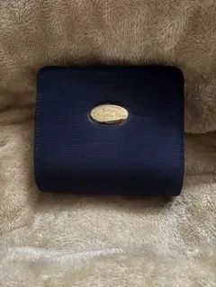 Christian Dior ネイビー ポーチ ミラー付き