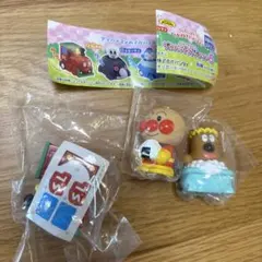 アンパンマン くるっとターン　プルバックアンパンマン 6 指人形　3体セット
