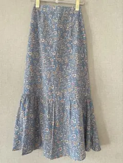 Te chichi 花柄フレアロングスカート フリーサイズ
