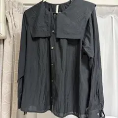 fig London シャツ　黒のサムネイル