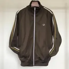 フレッドペリー ☆ジャージ☆カーキ☆M~L ☆トラックジャケット☆ブラウン