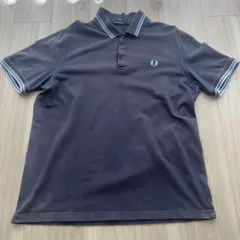 M12 英国製 フレッドペリー　ポロシャツ半袖46 3XLネイビー
