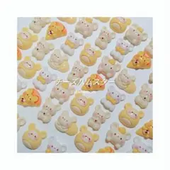 動物 デコパーツ 6個セット バラ売り可 1個30円