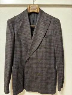 新品、未使用】タリアトーレ カシミヤブレンド48 ブルーネイビー