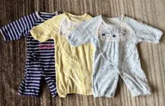 【3着セット】冬用　普段着厚手2wayオール