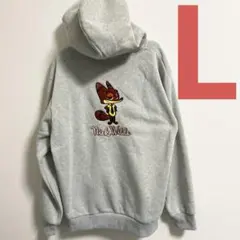 【新品未使用】タグ付き　ディズニー　ズートピア　サガラ刺繍パーカー　Lサイズ