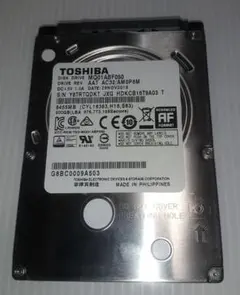 TOSHIBA 500GB HDD （中古品）（2.5インチ）