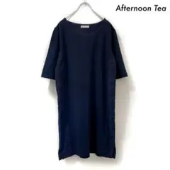 Afternoon Tea アフタヌーンティー★サイドレース切替 半袖ワンピースのサムネイル
