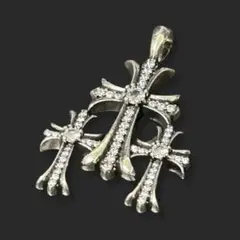 ★エクストラ ジルコニア トリプル クロス トップ チャーム