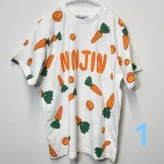 PUNYUS フード総柄Tシャツ にんじん サイズ1のサムネイル
