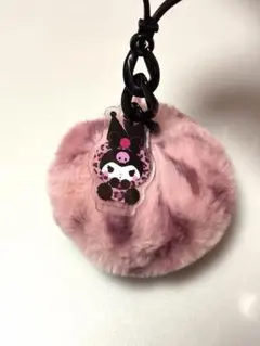 ギャルらび ファーチャーム クロミ サンリオキャラクターズ ヒョウ柄 ピンク