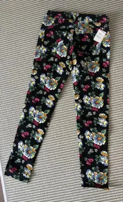 新品　LOWRYS FARM フラワープリントレギンス　S