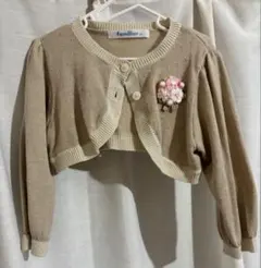 ファミリア　ボレロ　カーディガン　80センチ