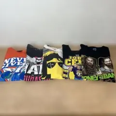 WWE プロレスTシャツ Mサイズ5枚セット