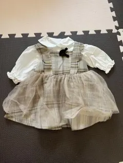 BREEZE チェック柄ワンピース 女の子 フォーマル　70cm