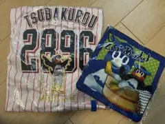 つば九郎　みそじユニフォーム　ひも付きハンドタオル　セット