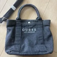 GUESS ダークグレー トートバッグ