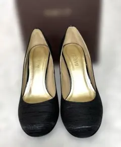 BARCLAY 黒 ラメ　ハイヒール 7cm