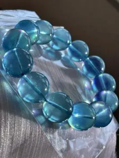 ⭐︎【高級】天然 アクアマリン ブレスレット 18mm 95.18g - メルカリ