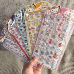 サンリオ　うるちゅる　ポップシール　ボンボンドロップシール　キティ　5枚セット